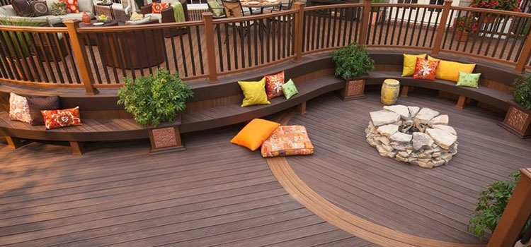 Gray TREX Decking in Culver City, CA